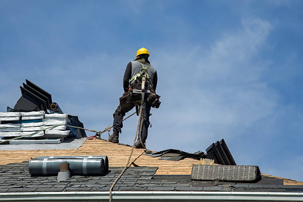 Professional Roof Installation technician working in Greene, NY